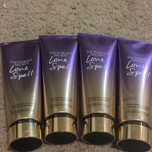 4 Victoria secret lotion